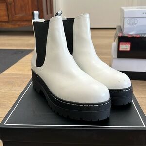 MIA White Platform Boots